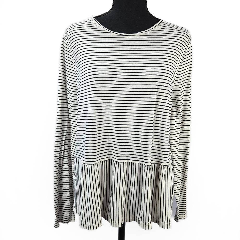 🔥 (5for$35) OLD NAVY LongSleeves Babydoll Tee size Large